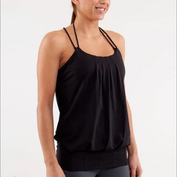 Lululemon Athletica Black Tank Top - Picture 1 of 6